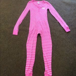 VS Pink One-Piece Pajamas
